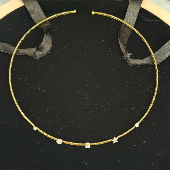 TOUS 18k real solid gold Diamonds necklace - Picture 3 of 13